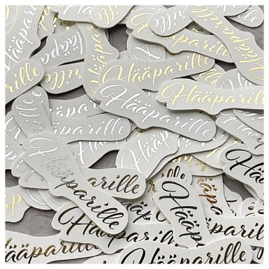 Cardstock texts: Hääparille (For Wedding couple), 20 pcs