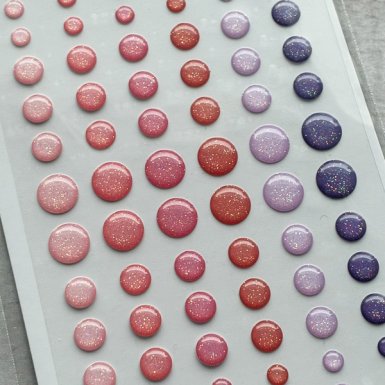 Enamel dots glitter, Krafia: Candy