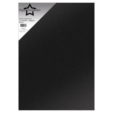 Pearlecent sheets A4, 10 cps, PF: Black