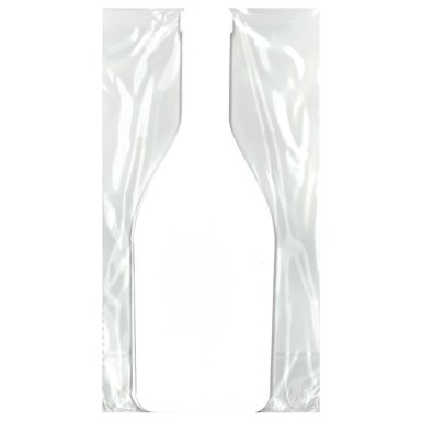 Kuviokortti: Shampanjapullo, valkoinen, 5 kpl