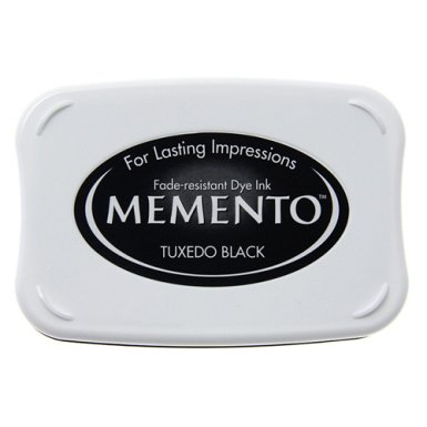 Memento ink pad: Tuxedo Black