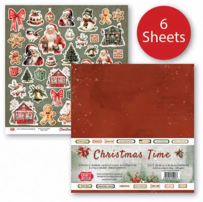 12x12" paperipakkaus, Craft & You: Christmas Time
