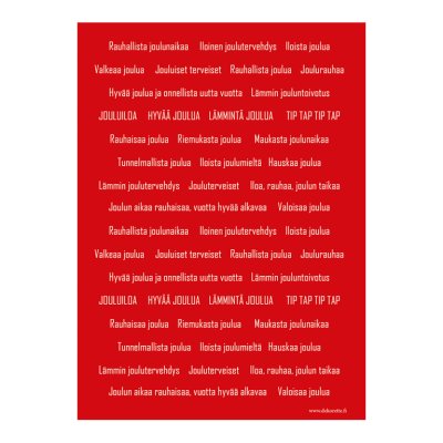 Text stickers, Dekorette/Krafia