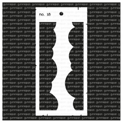 Gummiapan sabluuna, slimline: No. 18, pilvet
