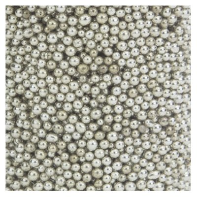 Caviar beads -minihelmet: Silver