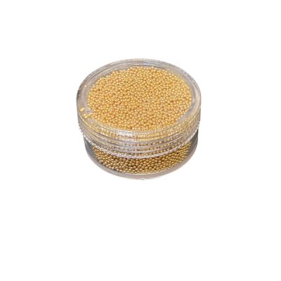 Caviar beads -minihelmet: Gold
