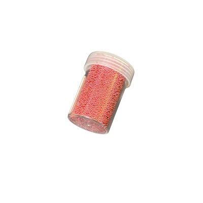 Caviar beads -minihelmet: Coral