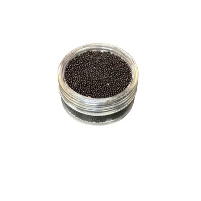 Caviar beads -minihelmet: Black