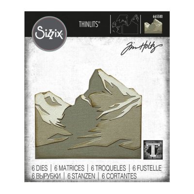 Cutting dies, Sizzix Thinlits: Mountain Top