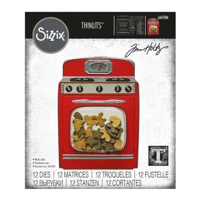 Cutting dies, Sizzix Thinlits: Retro Oven