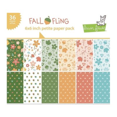 6x6" paperipakkaus, Lawn Fawn: Fall Fling
