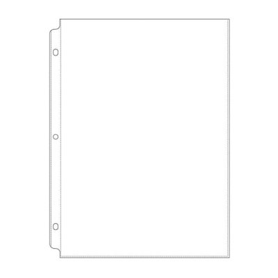 Muovitaskut 8,5x11" 10 kpl, 1 tasku