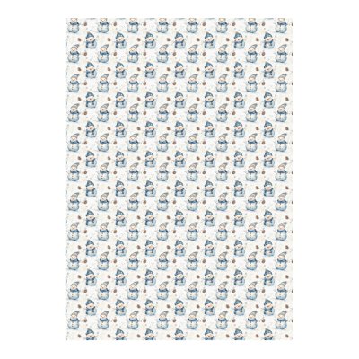 Cardstock A4, 170g, 5pcs: Snowmen