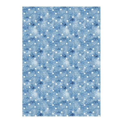 Cardstock A4, 170g, 5pcs: Snowfall