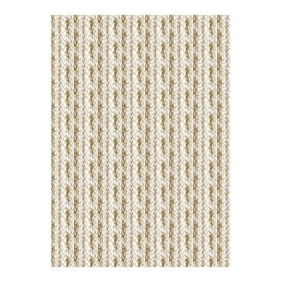 Cardstock A4, 170g, 5pcs: Braid, beige