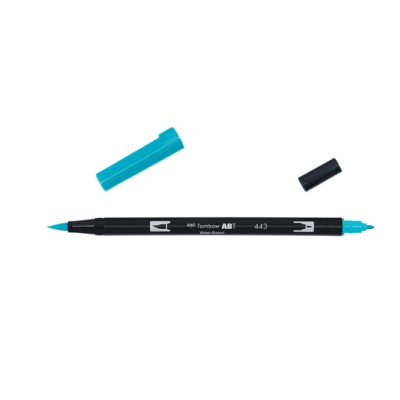 Tombow Dual Brush marker: Turquoise