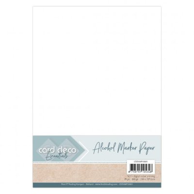 Alcohol marker paper, 160g - white, 25 pcs
