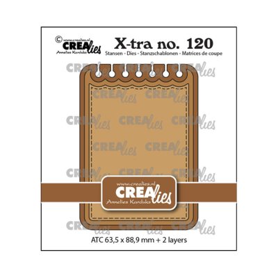 Stanssisetti, Crealies: ATC - notebook horizontal