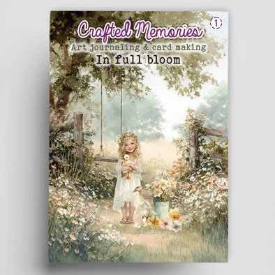 A4 Art Journaling -lehtiö, Creatief Art: In full bloom