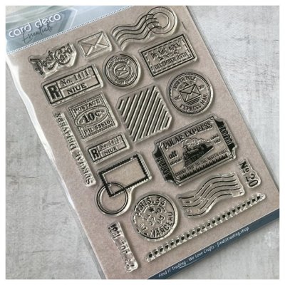 Leimasinsetti A5, Card Deco: Postileimat yms.
