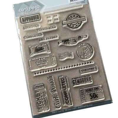 Leimasinsetti A5, Card Deco: Tickets