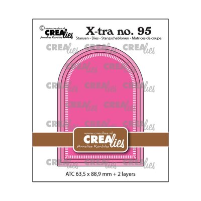 Stanssisetti, Crealies: ATC - Arch with stripes