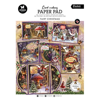 Card Making pad A4, Studiolight: Fairy Christmas