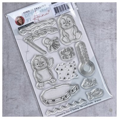 Stamp set A6: Patrick Penguin