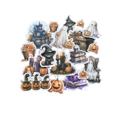 Leikekuvat, Dekorette: Halloween, 18 kpl