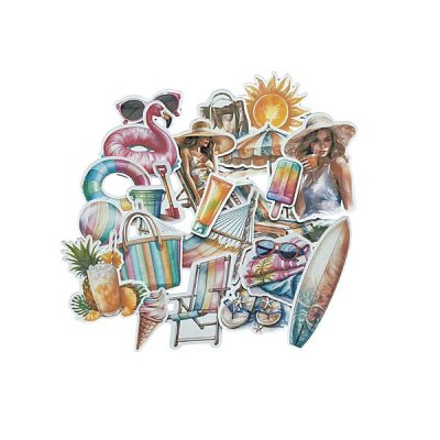 Die-cuts, Dekorette: Summer