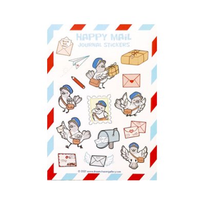 Sticker sheet, Dreamchaserart: Happy Mail