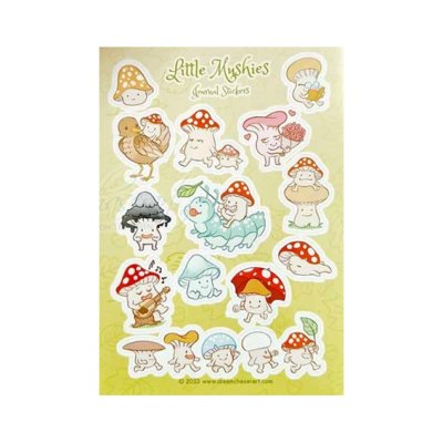 Sticker sheet, Dreamchaserart: Little Mushies
