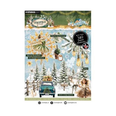 Die cut book A5, Studiolight: Christmas Forest