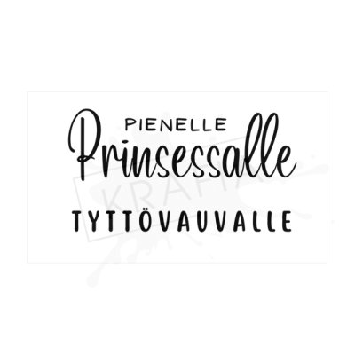 Dekorette -leimasinsetti: Pienelle prinsessalle