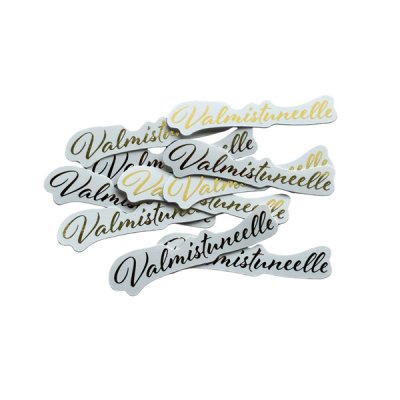 Kartonkitekstit 10 kpl, folioitu: Valmistuneelle, kulta