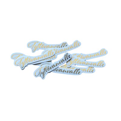 Kartonkitekstit 10 kpl, folioitu: Tyttövauvalle, kulta