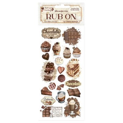 Rub-On -siirtokuvat, Stamperia: Coffee and Chocolate - Chocolate