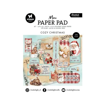 Mini paper pad, Studiolight: Cozy Christmas