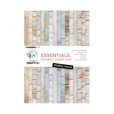 A5 lehtiö, StudioLight: Shabby wood