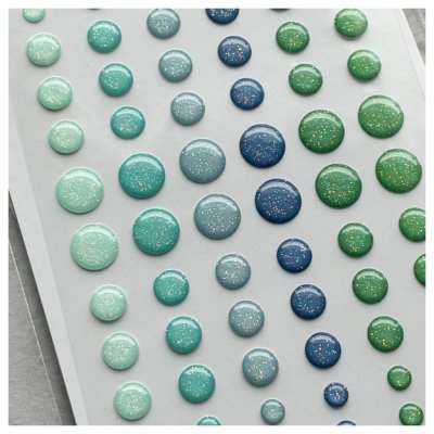Enamel dots glitter, Krafia: Ocean
