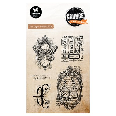 Leimasinsetti A6, Studiolight: Grunge, Vintage butterfly