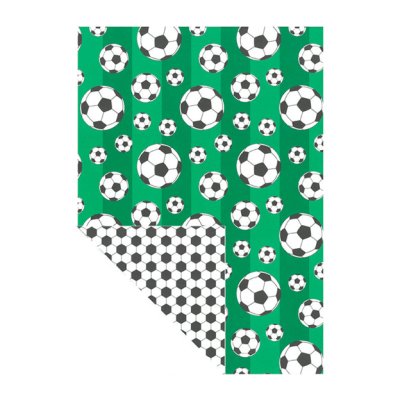 Cardstock sheet A4, 5 pcs: Soccer