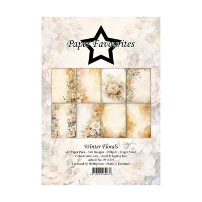 A5 paperipakkaus, PF: Winter Florals