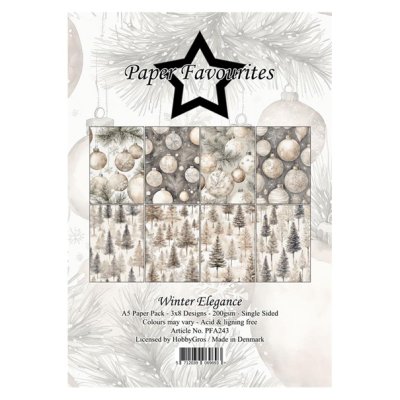 A5 paperipakkaus, PF: Winter Elegance