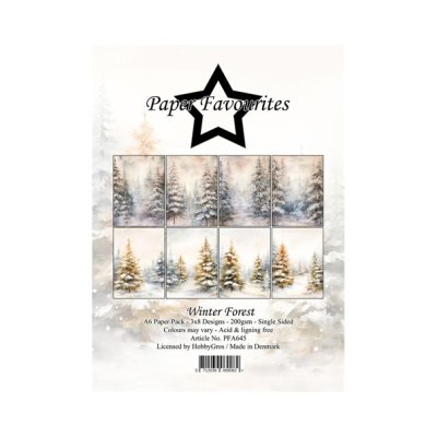 A6 paperipakkaus, PF: Winter Forest