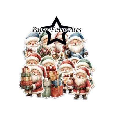 Leikekuvat, Paper Favourites: Cute Santa