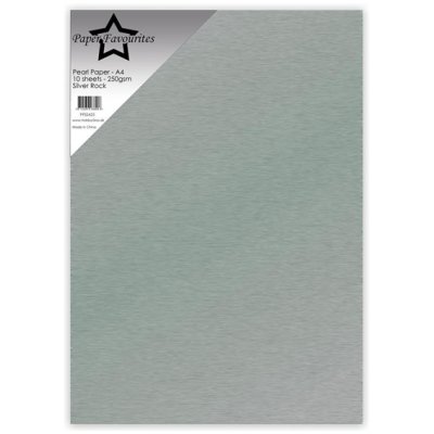 Helmiäiskartonki A4, 10 kpl, PF: Silver Rock