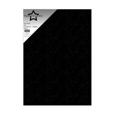 Star Rain kimaltava kartonki A4, PF: Black