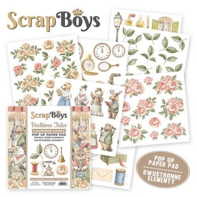 Die cut pad 6x6", ScrapBoys: Bedtime Tales