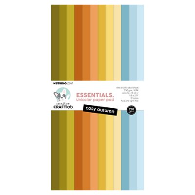 Cardstock pack 30 x 15 cm, Studiolight: Cosy Autumn